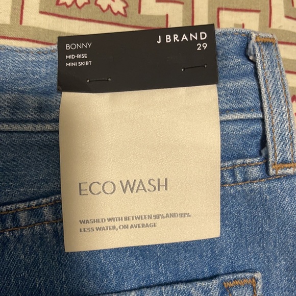 NWT J Brand denim mini skirt - Picture 3 of 3